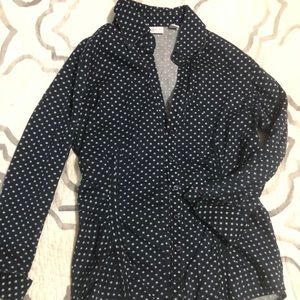 NY & co long sleeved collared button up shirt